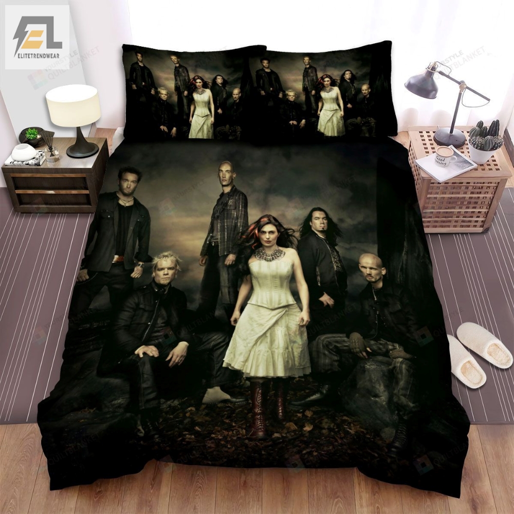 Within Temptation Music Band Heart Of Everything Photoshoot Bed Sheets Spread Comforter Duvet Cover Bedding Sets 