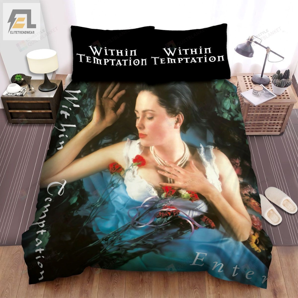 Within Temptation Music Band Enter Album Cover Bed Sheets Spread Comforter Duvet Cover Bedding Sets 