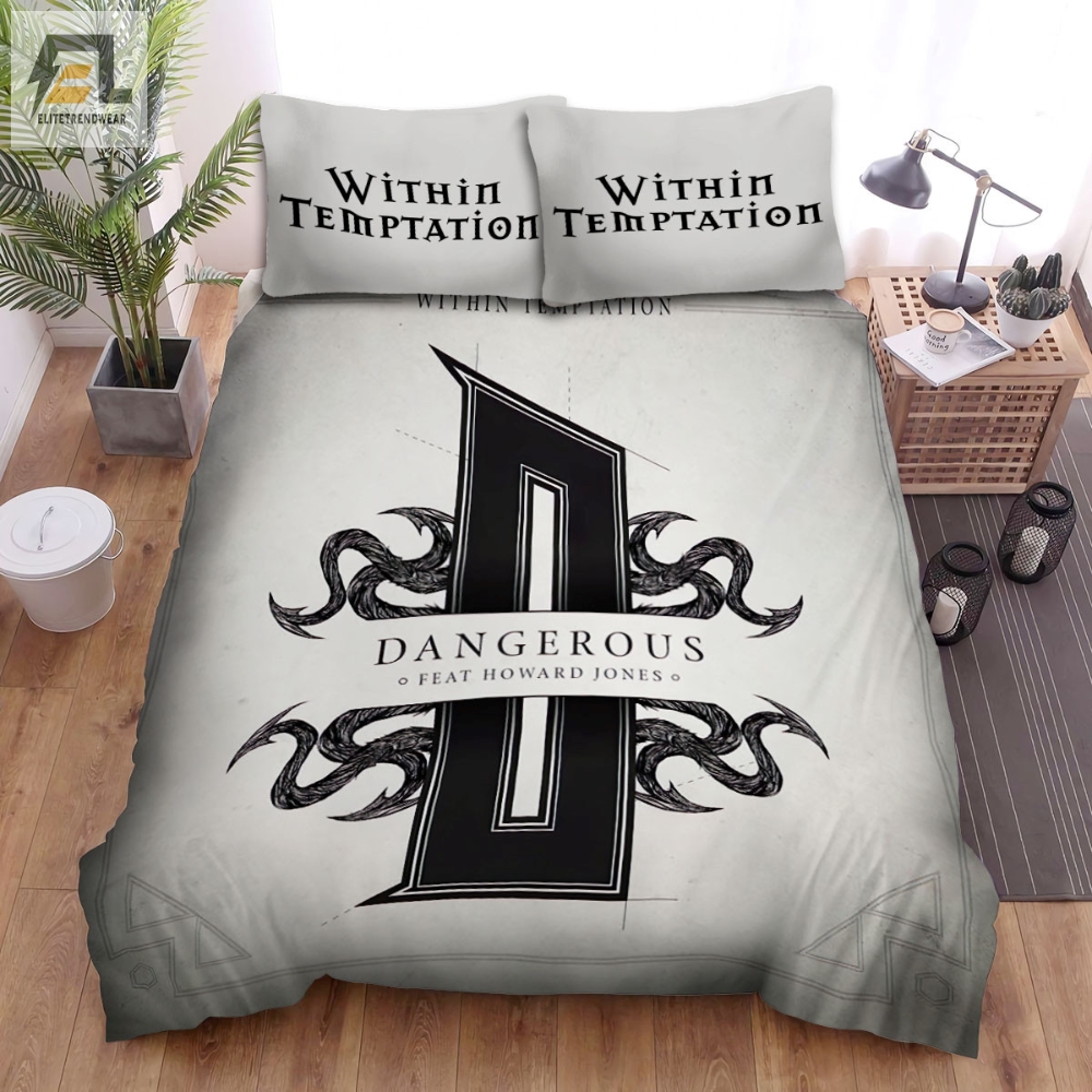 Within Temptation Music Band Dangerous Album Cover Bed Sheets Spread Comforter Duvet Cover Bedding Sets 