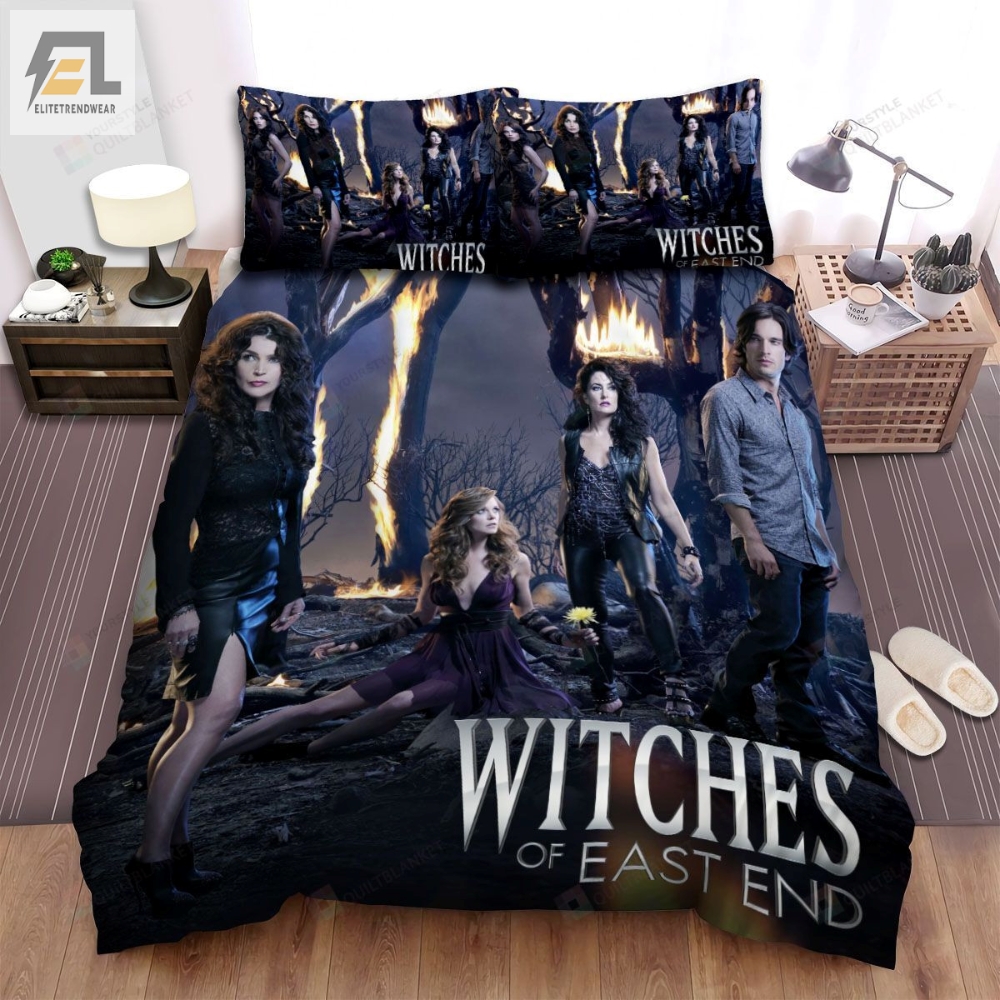 Witches Of East End 20132014 Forest Movie Poster Bed Sheets Spread Comforter Duvet Cover Bedding Sets 