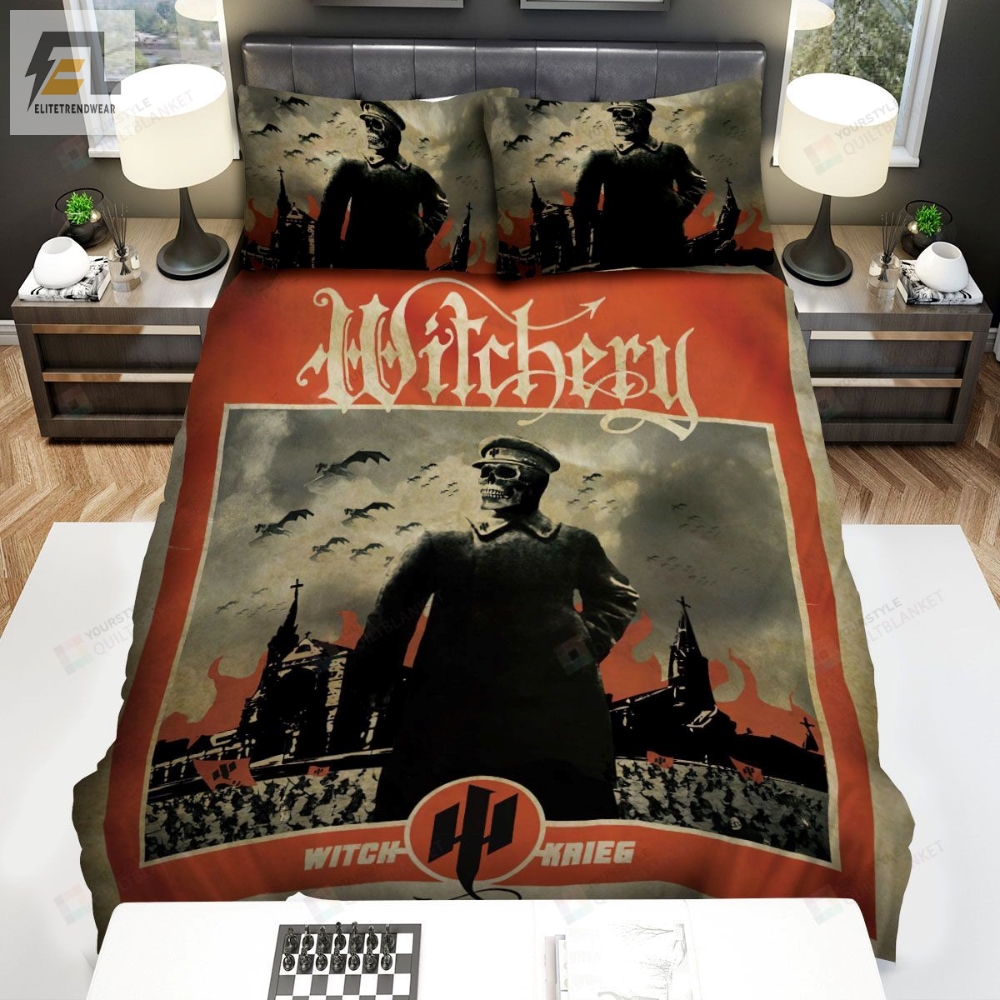 Witchery Witchkrieg Album Cover Band Bed Sheets Spread Comforter Duvet Cover Bedding Sets 