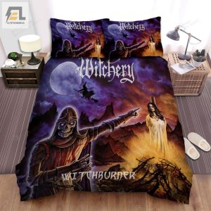 Witchery Band Witchburner Album Cover Bed Sheets Spread Comforter Duvet Cover Bedding Sets elitetrendwear 1 1