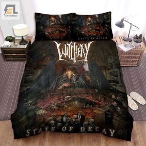 Witchery Band State Of Decay Album Cover Bed Sheets Spread Comforter Duvet Cover Bedding Sets elitetrendwear 1 1