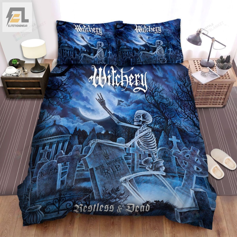 Witchery Band Restless And Dead Album Cover Bed Sheets Spread Comforter Duvet Cover Bedding Sets 