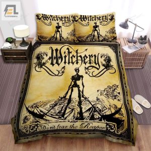 Witchery Band Donat Fear The Reaper Album Cover Bed Sheets Spread Comforter Duvet Cover Bedding Sets elitetrendwear 1 1