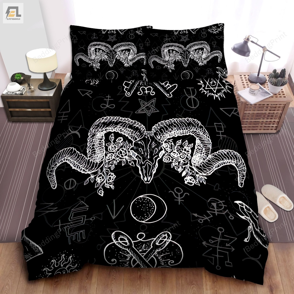 Witchcraft Symbol Design Bed Sheets Duvet Cover Bedding Sets 
