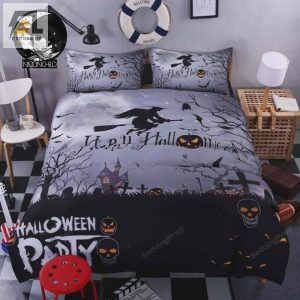 Witch Halloween Bedding Set Duvet Cover Pillow Cases elitetrendwear 1 1