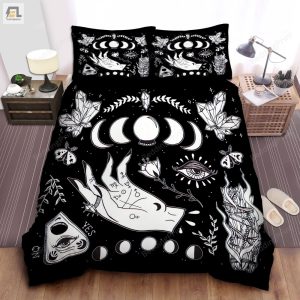 Witch Craft Art Bed Sheets Duvet Cover Bedding Sets elitetrendwear 1 1