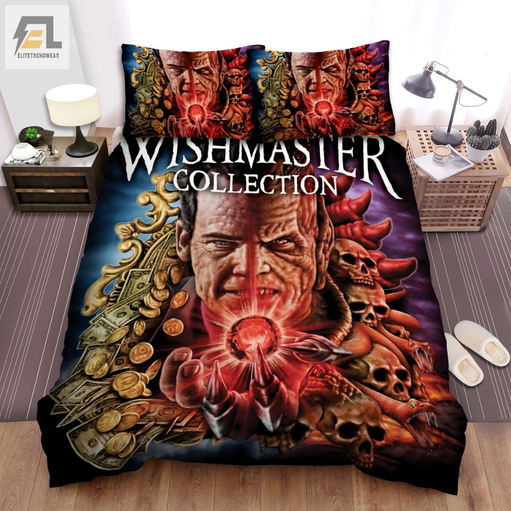 Wishmaster Movie Poster 2 Bed Sheets Spread Comforter Duvet Cover Bedding Sets 