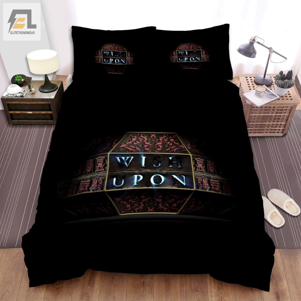 Wish Upon 2017 Movie Wish Box Wallpaper Bed Sheets Spread Comforter Duvet Cover Bedding Sets 