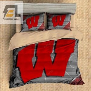 Wisconsin Badgers Duvet Cover Bedding Set Dup elitetrendwear 1 1