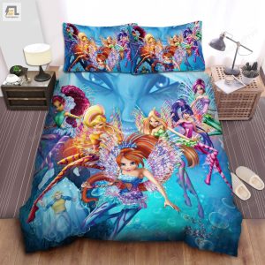 Winx Club The Mystery Of The Abyss Bed Sheets Duvet Cover Bedding Sets elitetrendwear 1 1