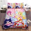 Winx Club Cartoon Poster Bed Sheets Spread Comforter Duvet Cover Bedding Sets elitetrendwear 1