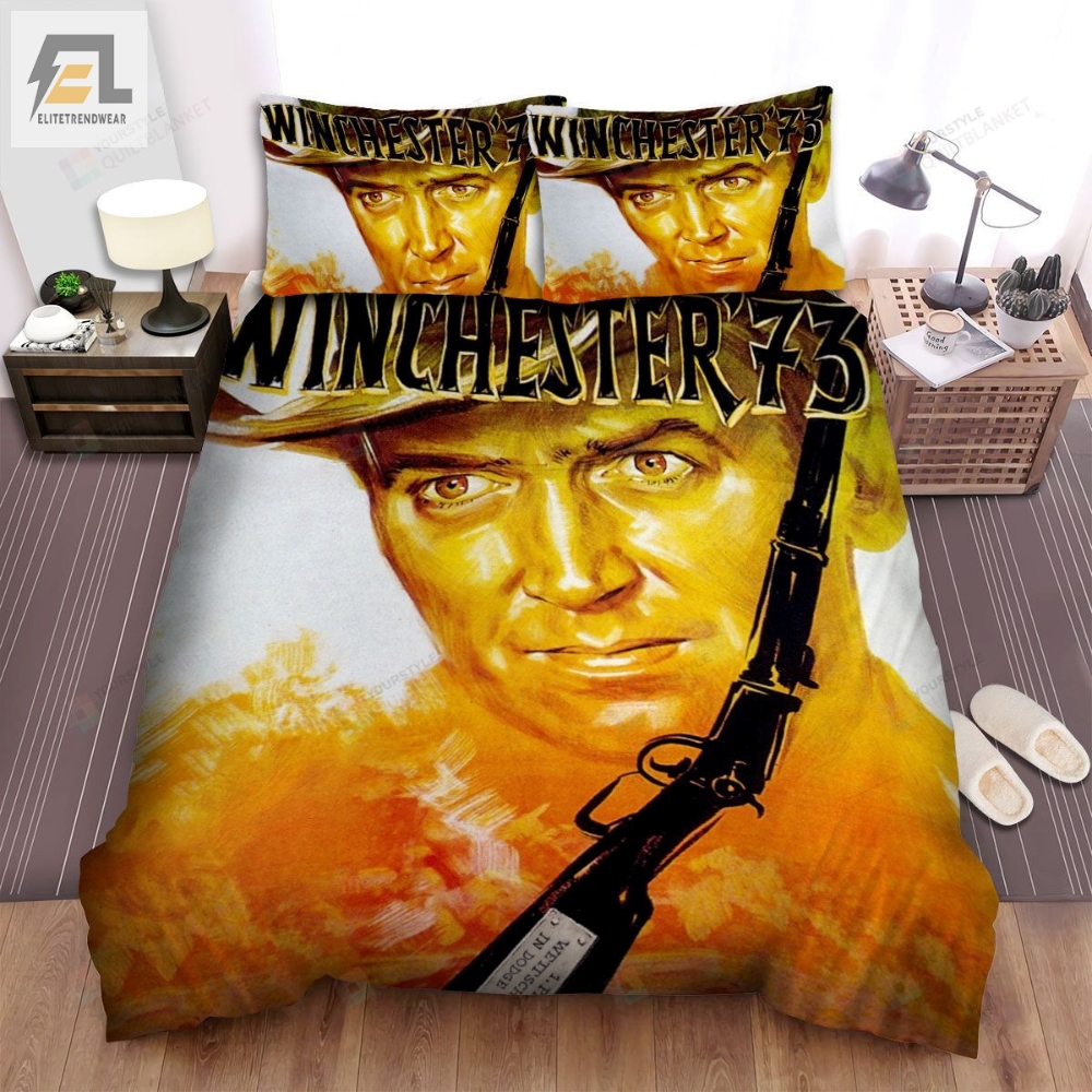 Winchester Â73 1950 Gun Movie Poster Bed Sheets Spread Comforter Duvet Cover Bedding Sets 