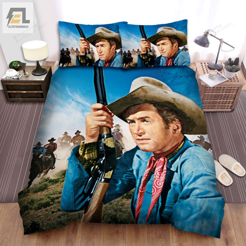 Winchester Â73 1950 Poster Movie Poster Bed Sheets Spread Comforter Duvet Cover Bedding Sets Ver 1 