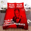 Wilson Pickett Music Pick It Wilson Album Bed Sheets Spread Comforter Duvet Cover Bedding Sets elitetrendwear 1