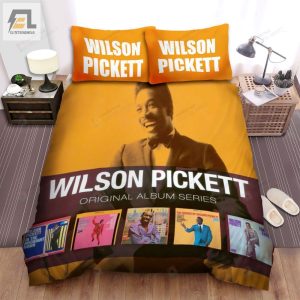 Wilson Pickett Music Original Album Series Poster Bed Sheets Spread Comforter Duvet Cover Bedding Sets elitetrendwear 1 1