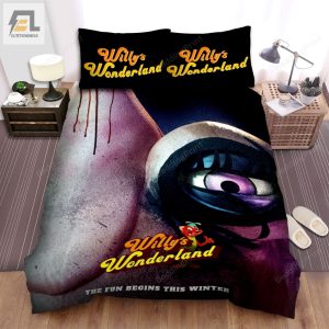 Willyas Wonderland Poster Art Bed Sheets Duvet Cover Bedding Sets elitetrendwear 1 1