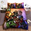 Willyas Wonderland Happy Animals Bed Sheets Duvet Cover Bedding Sets elitetrendwear 1