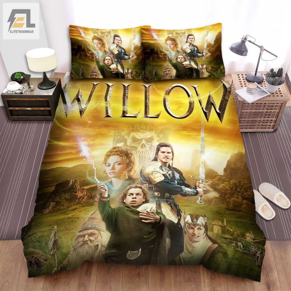 Willow Movie Poster 4 Bed Sheets Spread Comforter Duvet Cover Bedding Sets 