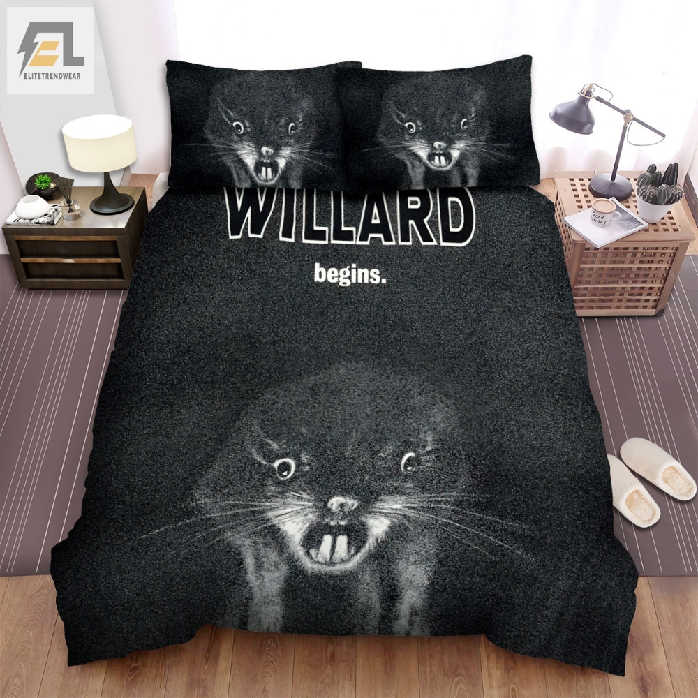 Willard Movie Poster Mouse Bed Sheets Spread Comforter Duvet Cover Bedding Sets 