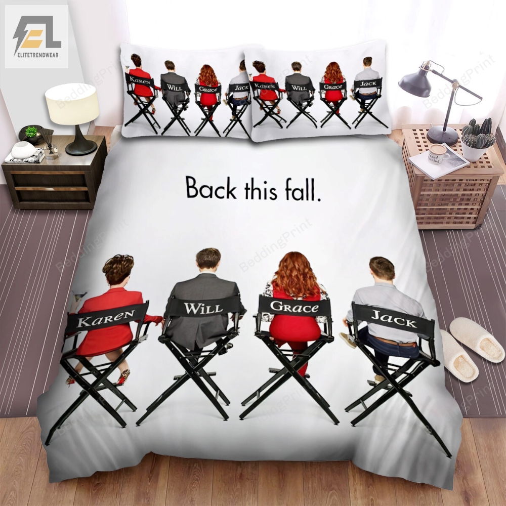 Will  Grace Movie Poster 4 Bed Sheets Duvet Cover Bedding Sets 