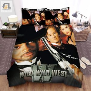 Wild Wild West 1999 Movie Poster Ver 2 Bed Sheets Spread Comforter Duvet Cover Bedding Sets elitetrendwear 1 1