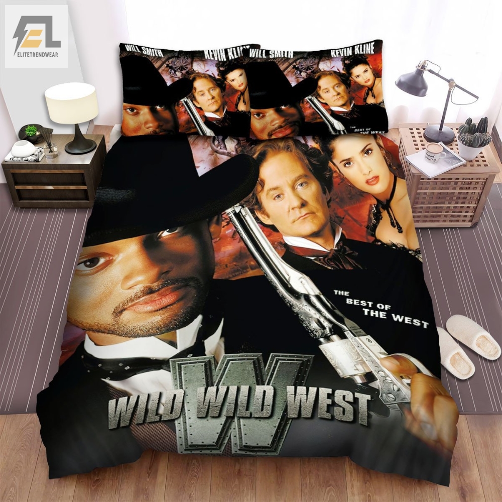 Wild Wild West 1999 Movie Poster Ver 2 Bed Sheets Spread Comforter Duvet Cover Bedding Sets 