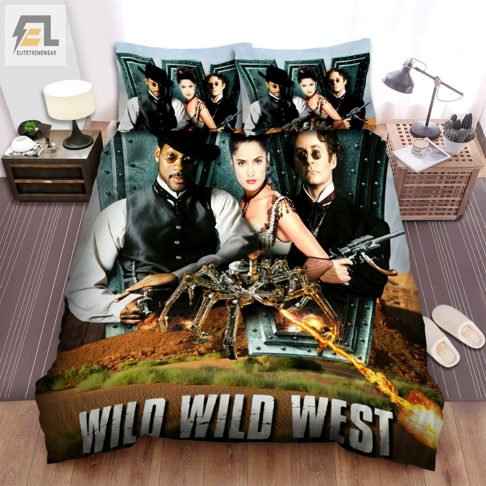 Wild Wild West 1999 Movie Poster Fanart Bed Sheets Spread Comforter Duvet Cover Bedding Sets 