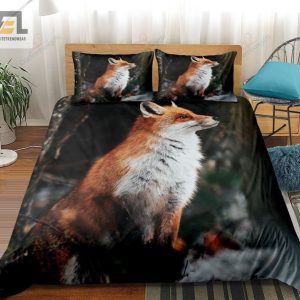 Wild Red Fox Bedding Set Duvet Cover Pillow Cases elitetrendwear 1 1