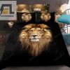 Wild Lion Pattern Bed Sheets Duvet Cover Bedding Sets elitetrendwear 1