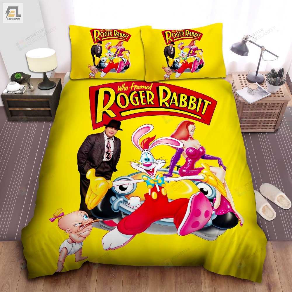 Who Framed Roger Rabbit Remade Film Poster Bed Sheets Spread Comforter Duvet Cover Bedding Sets 