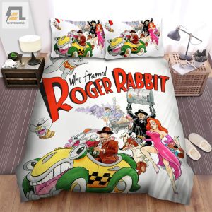 Who Framed Roger Rabbit Movie Poster 7 Bed Sheets Duvet Cover Bedding Sets elitetrendwear 1 1