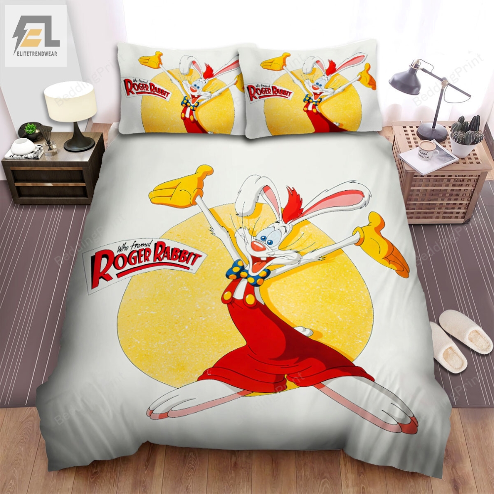 Who Framed Roger Rabbit Movie Poster 5 Bed Sheets Duvet Cover Bedding Sets 