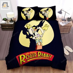 Who Framed Roger Rabbit Movie Poster 6 Bed Sheets Duvet Cover Bedding Sets elitetrendwear 1 1