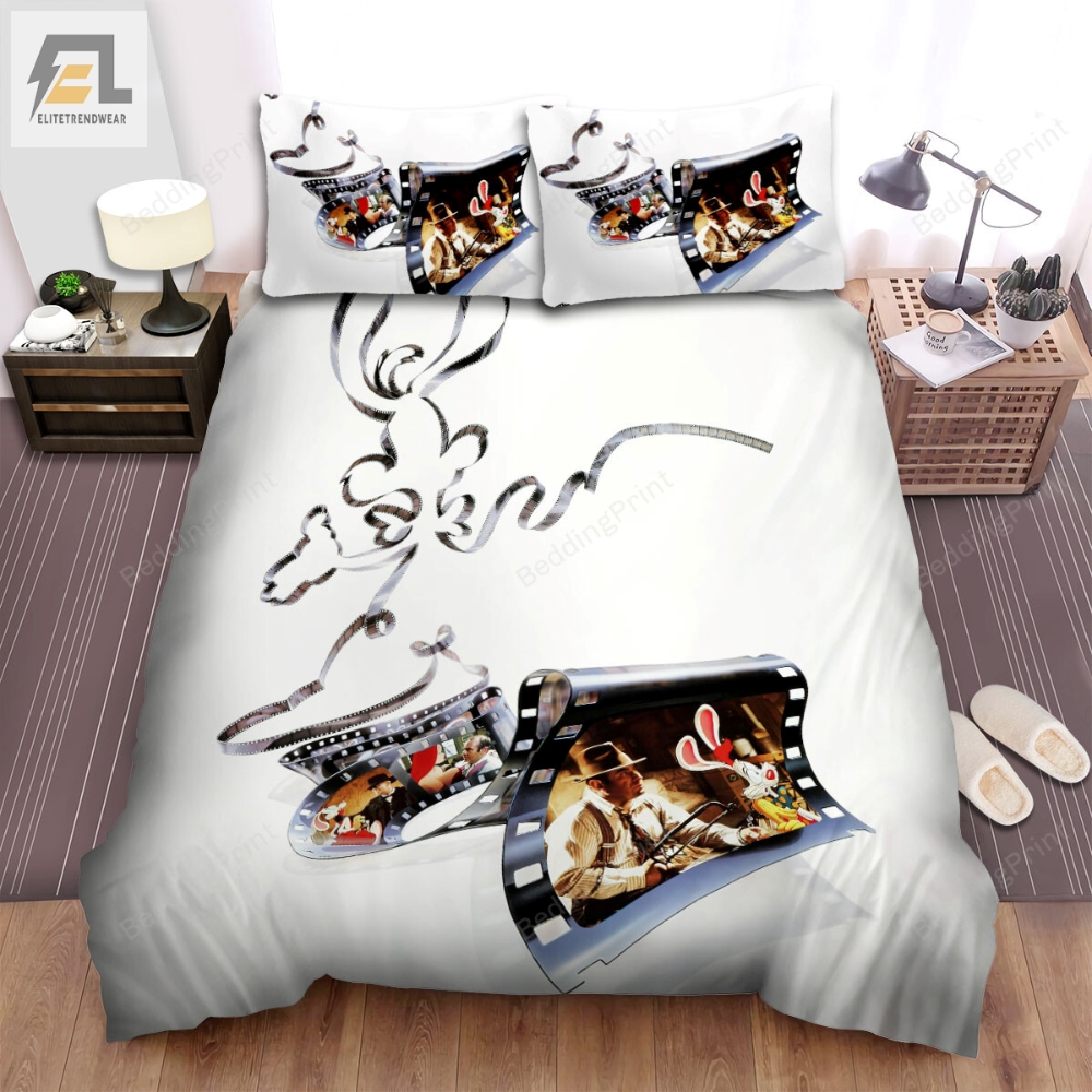Who Framed Roger Rabbit Movie Art 4 Bed Sheets Duvet Cover Bedding Sets 