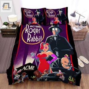Who Framed Roger Rabbit Movie Art 1 Bed Sheets Duvet Cover Bedding Sets elitetrendwear 1 1