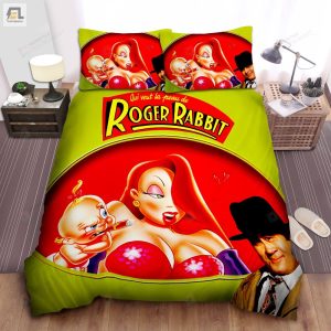 Who Framed Roger Rabbit Film Poster In France Bed Sheets Spread Comforter Duvet Cover Bedding Sets elitetrendwear 1 1