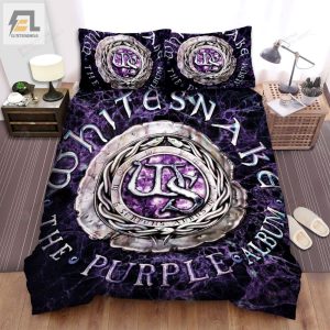 Whitesnake The Purple Album Bed Sheets Spread Comforter Duvet Cover Bedding Sets elitetrendwear 1 1