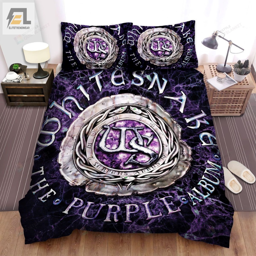 Whitesnake The Purple Album Bed Sheets Spread Comforter Duvet Cover Bedding Sets 