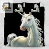 White Unicorn Bed Sheets Duvet Cover Bedding Sets elitetrendwear 1