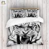 White Tiger Bedding Set Bed Sheets Duvet Cover Bedding Sets elitetrendwear 1