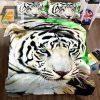 White Tiger Bed Sheets Duvet Cover Bedding Sets elitetrendwear 1