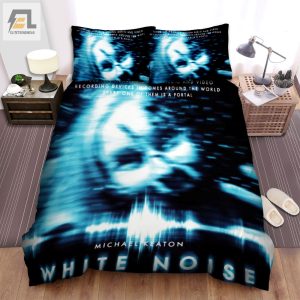 White Noise I Movie Poster 4 Bed Sheets Spread Comforter Duvet Cover Bedding Sets elitetrendwear 1 1