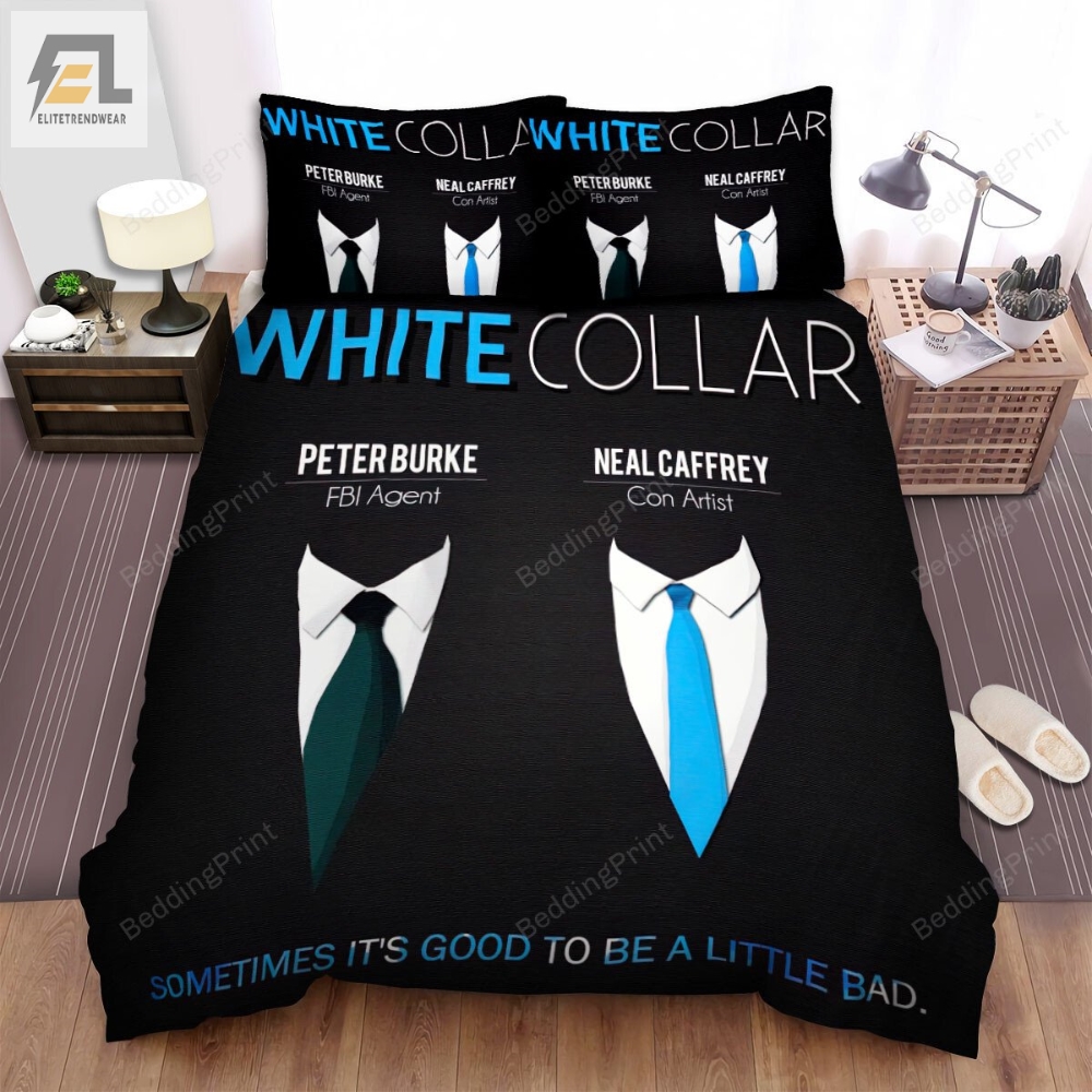 White Collar Movie Poster Art Bed Sheets Duvet Cover Bedding Sets 