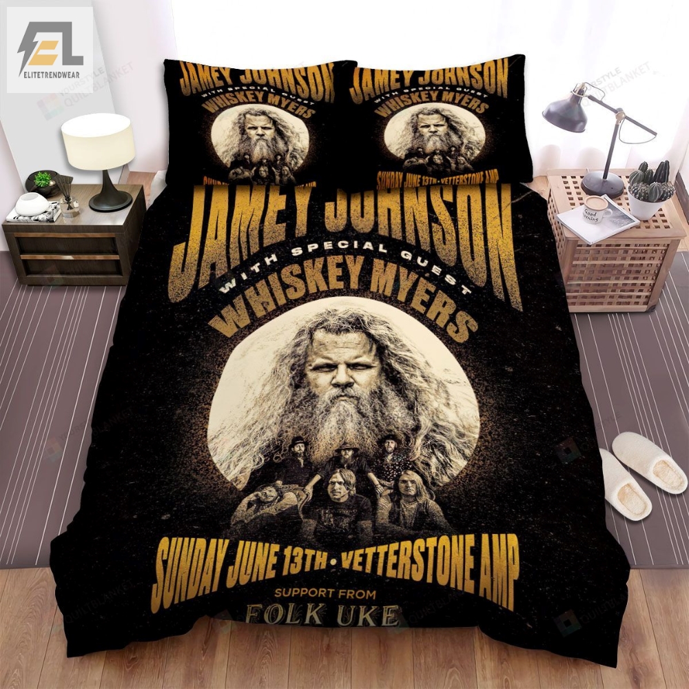 Whiskey Myers Vintage Poster Bed Sheets Spread Comforter Duvet Cover Bedding Sets 