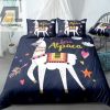 White Alpaca Cartoon Animal Cotton Bed Sheets Spread Comforter Duvet Cover Bedding Sets elitetrendwear 1