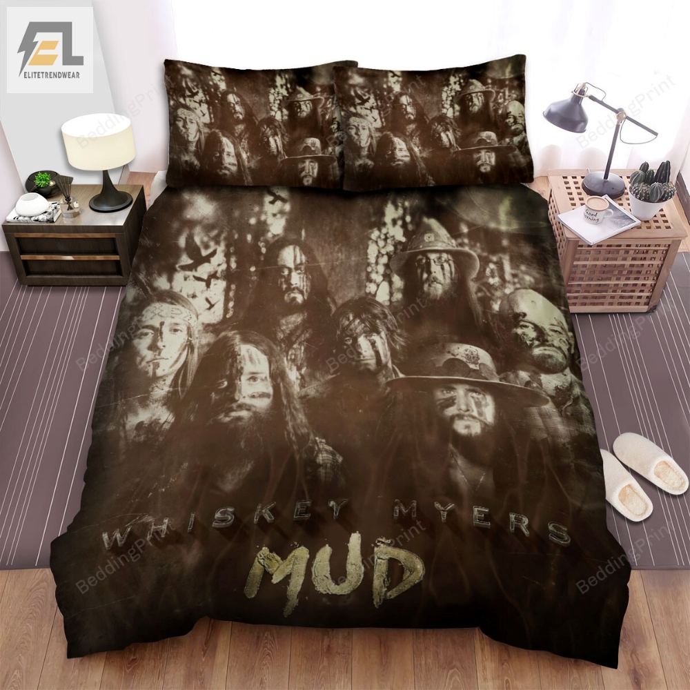 Whiskey Myers Mud Album Bed Sheets Spread Duvet Cover Bedding Sets 