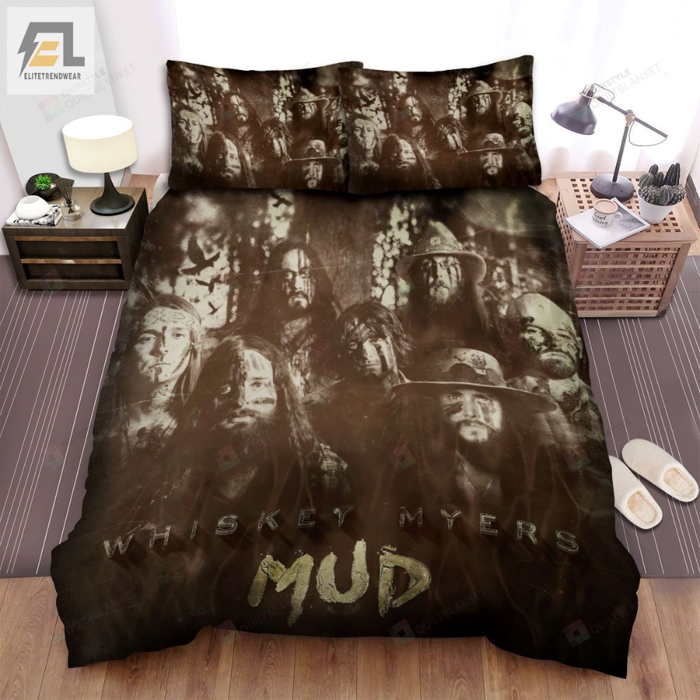 Whiskey Myers Mud Album Bed Sheets Spread Comforter Duvet Cover Bedding Sets 