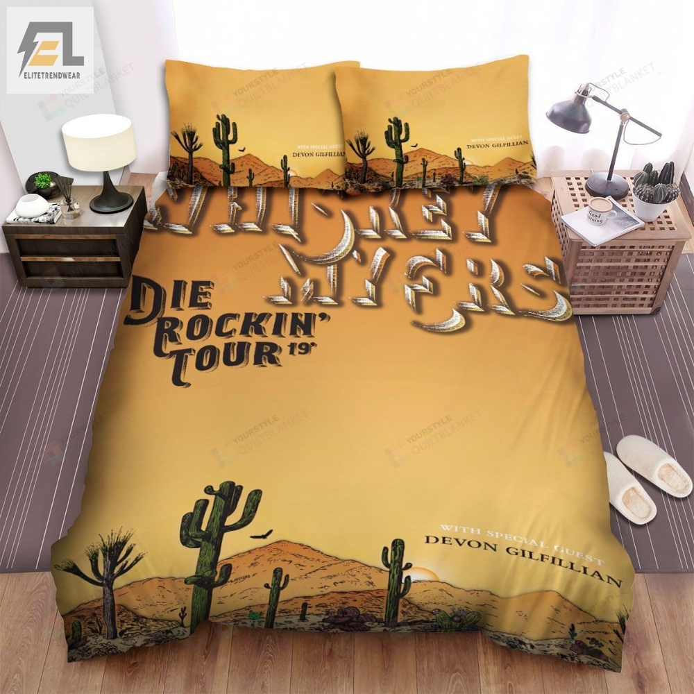 Whiskey Myers Die Rockinâ Tour Poster 2 Bed Sheets Spread Comforter Duvet Cover Bedding Sets 